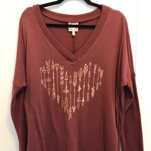 🖤 Heart and Arrow Dolman Sweatshirt